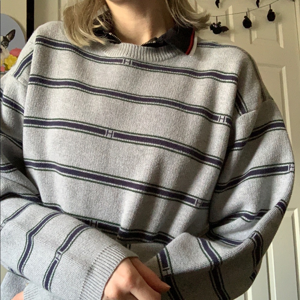 TOMMY / striped sweater